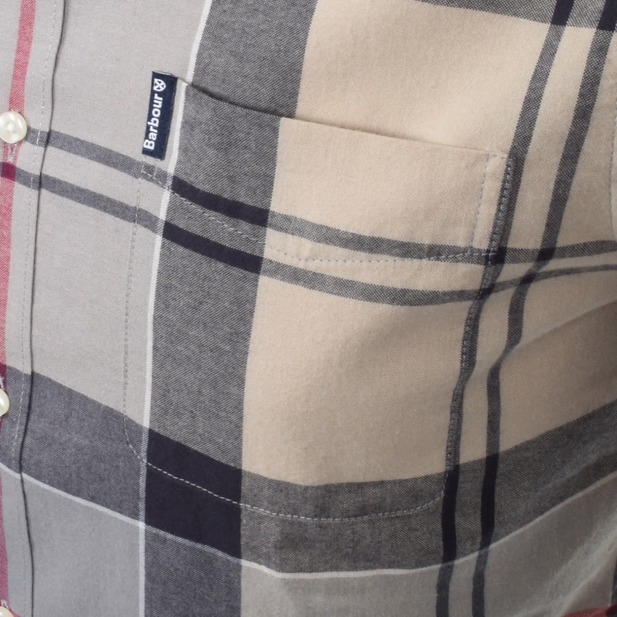 Alternative Image for ProductBarbour Long Sleeved Tartan 5 Shirt Grey3